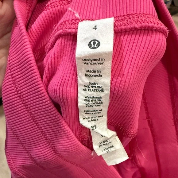 Lululemon Dance Studio Mid Rise Full Length Pant | Sonic Pink | Size 4 - Picture 11 of 11